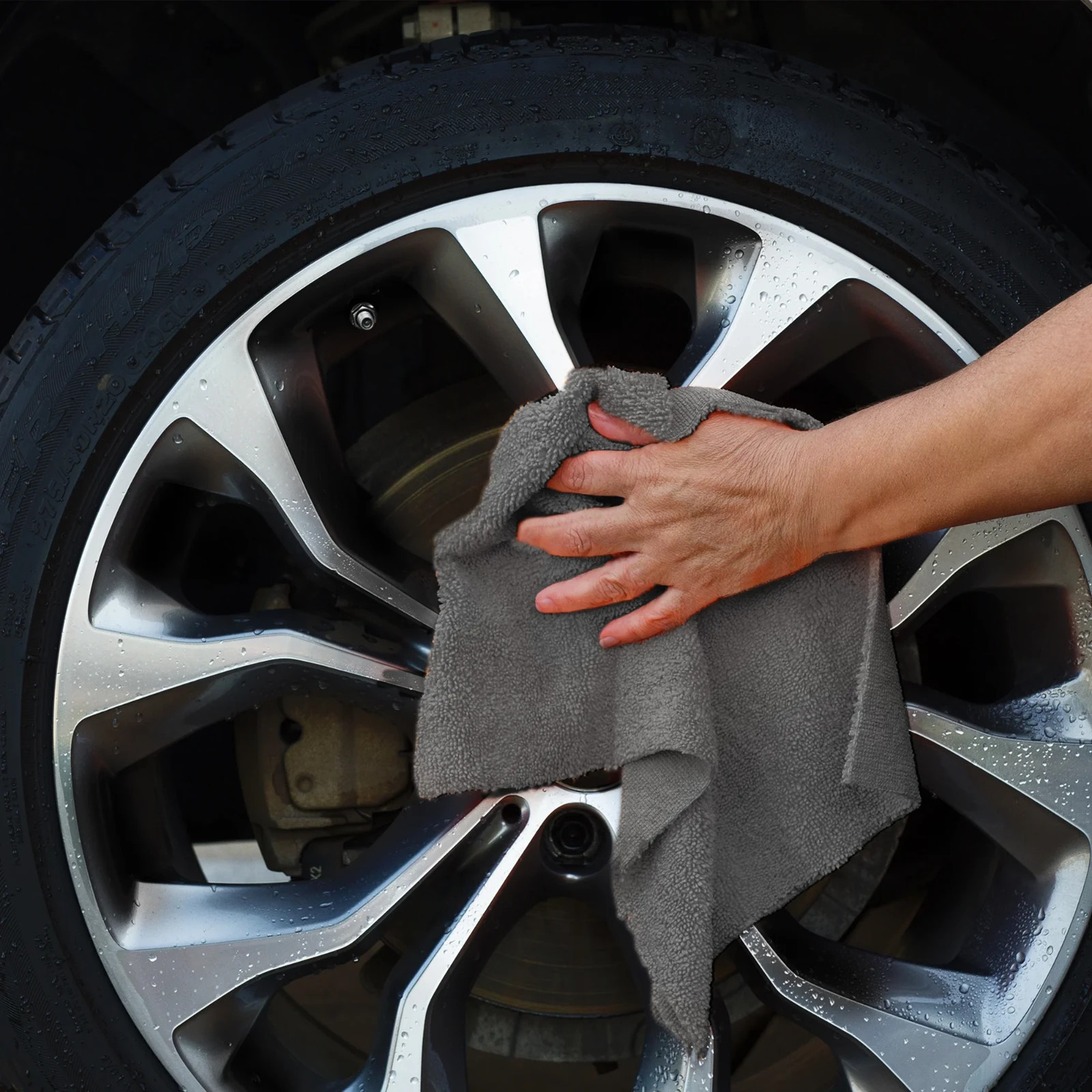 Auto Drive 14″ x 14″ Multipurpose Microfiber Towels, 30 pack, Multicolor