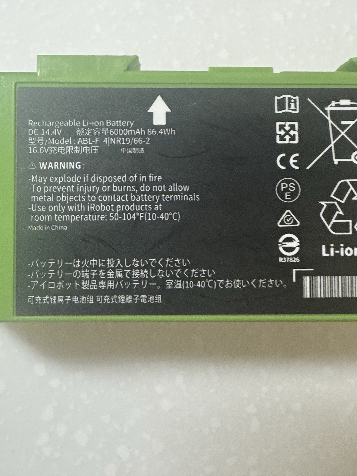 5600mAh for Roomba Battery ABL F Replacement iRobot Roomba i8 i8 i7 i7 J7 2893H