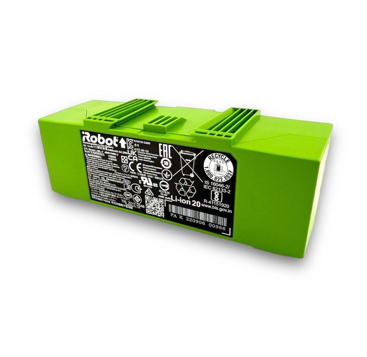 Genuine Li-ion Extended Battery 14.4V 4460mAh for iRobot Roomba J5+ J7+ J8+ J9+