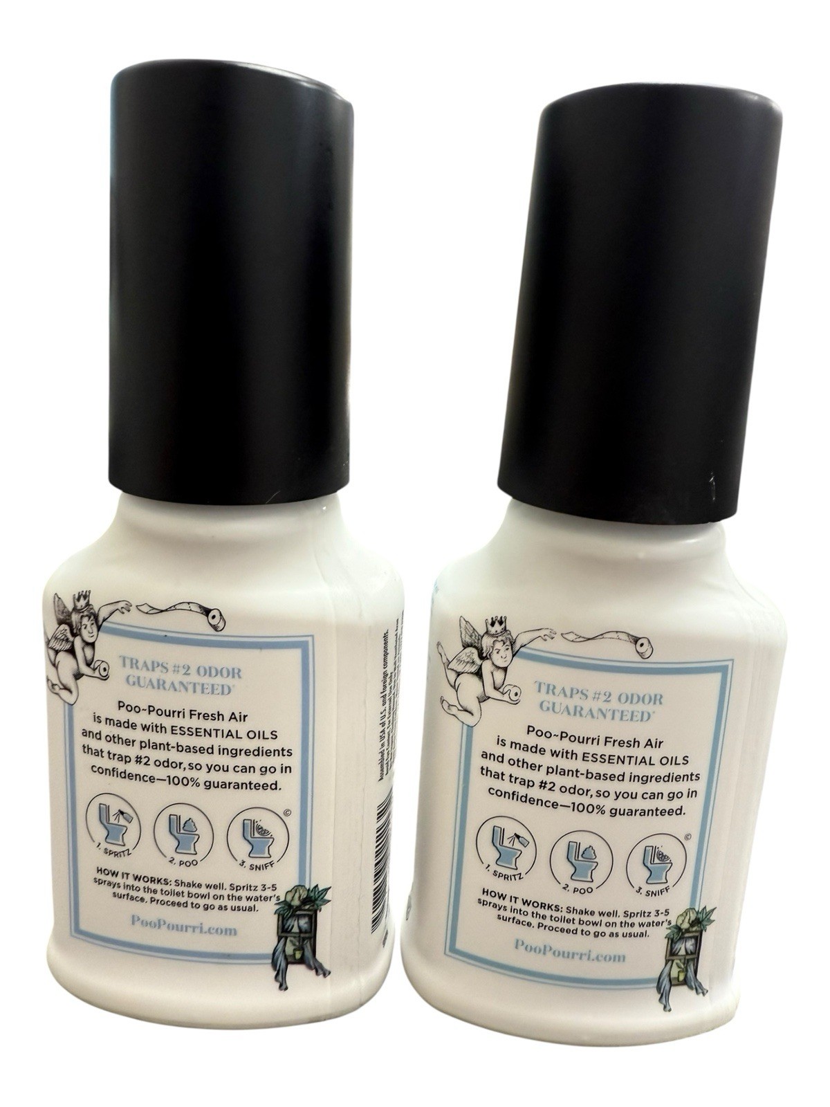 Poo Pourri Before You go Toilet Spray 2 Fl Oz Each Fresh Air Scent Lot Of 2