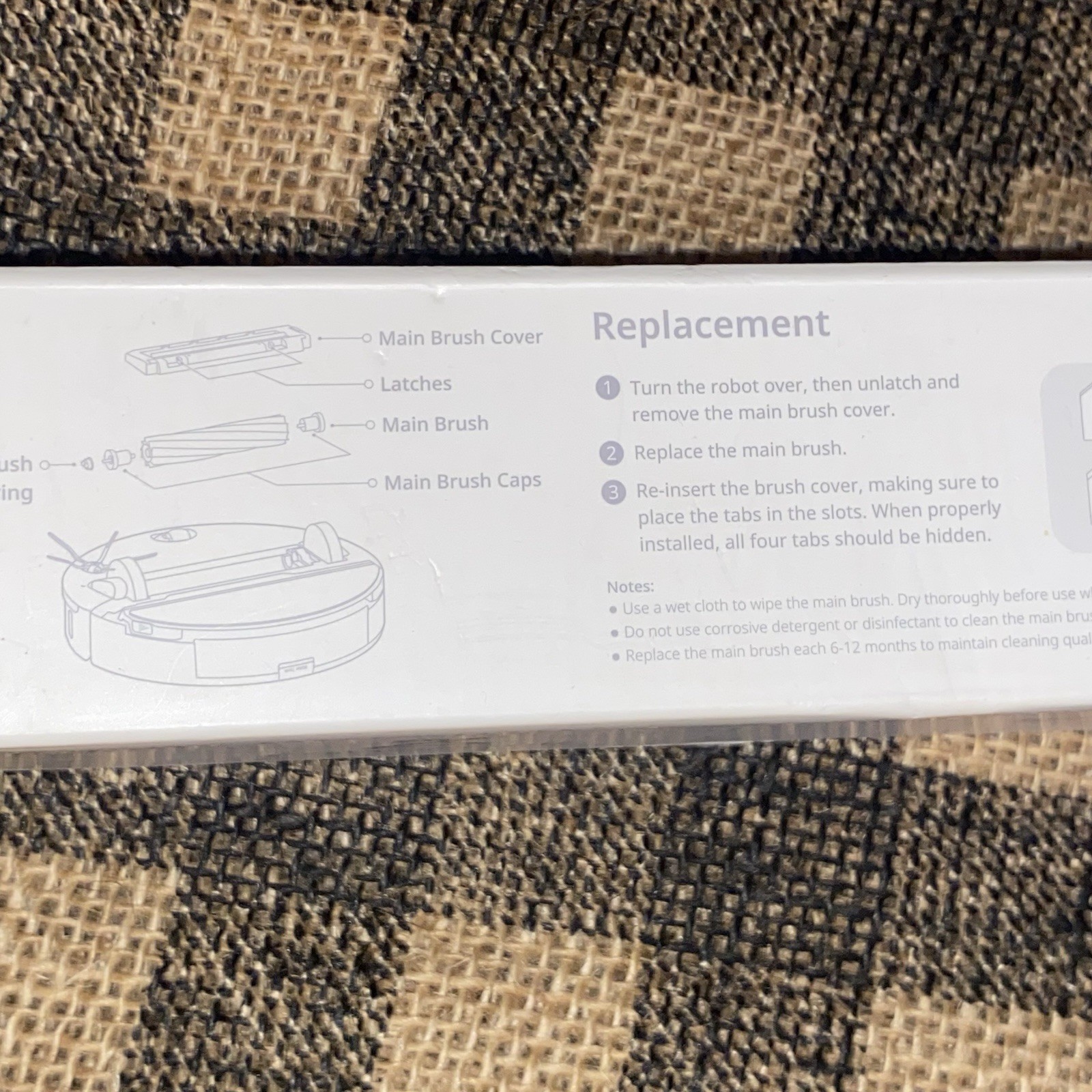 Roborock Rubber Main Brush Replacement Revo Series See Pictures For Details