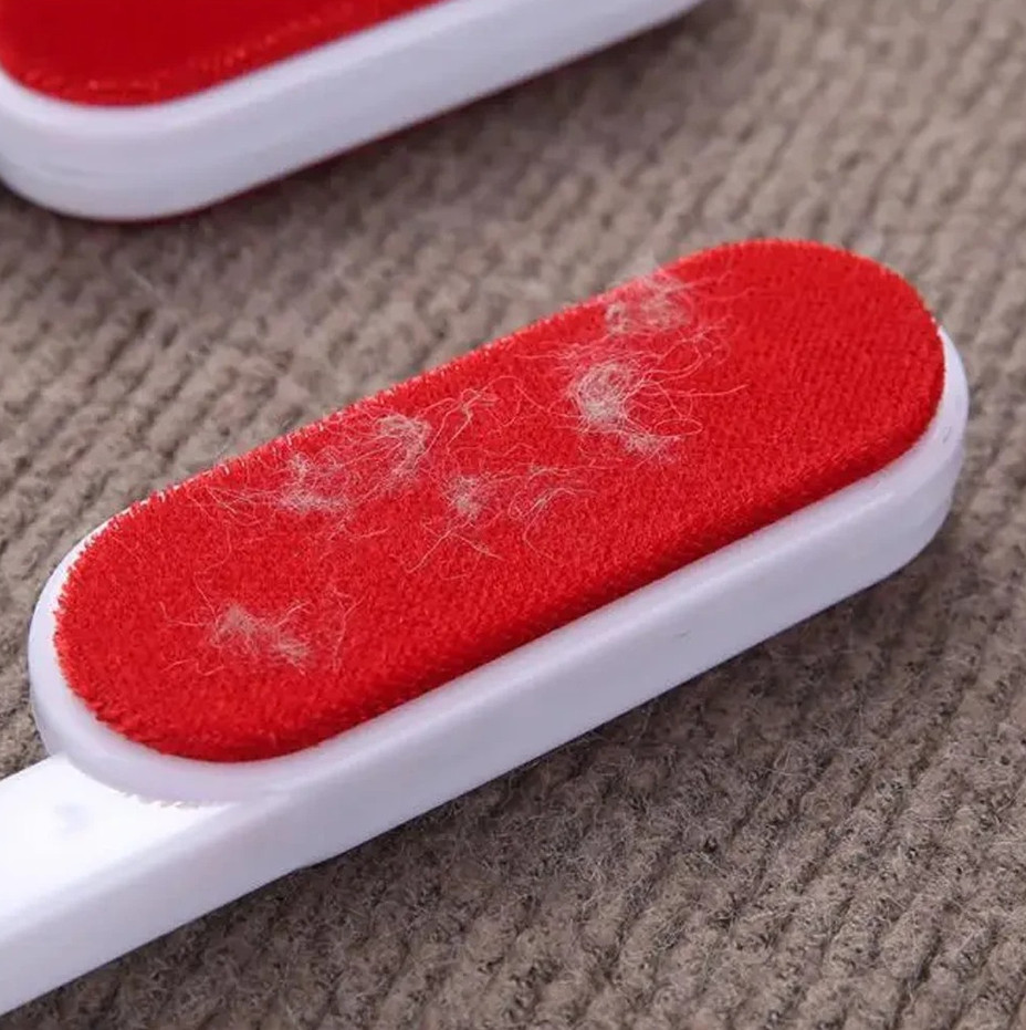 Self-Cleaning Two-Sided Lint Remover Brush for Pet Hair Sofa Carpet Clothes
