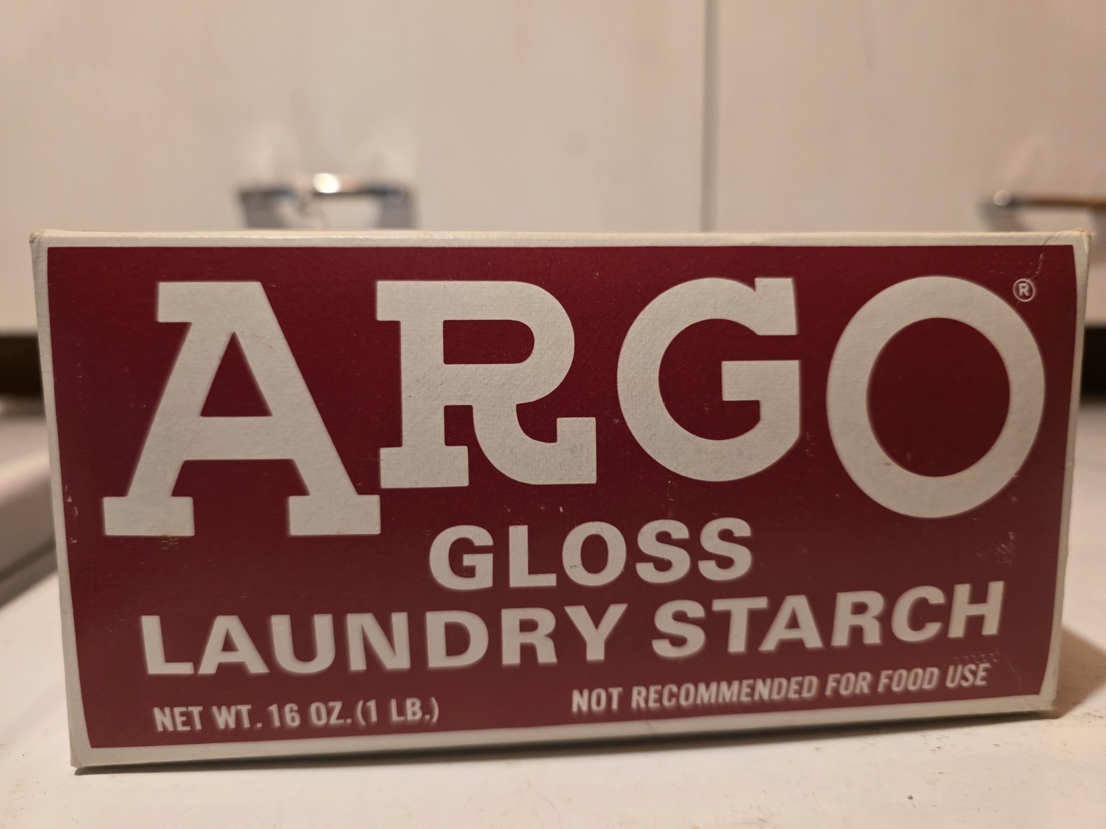 ARGO Gloss Laundry Starch 16 Oz Discontinued