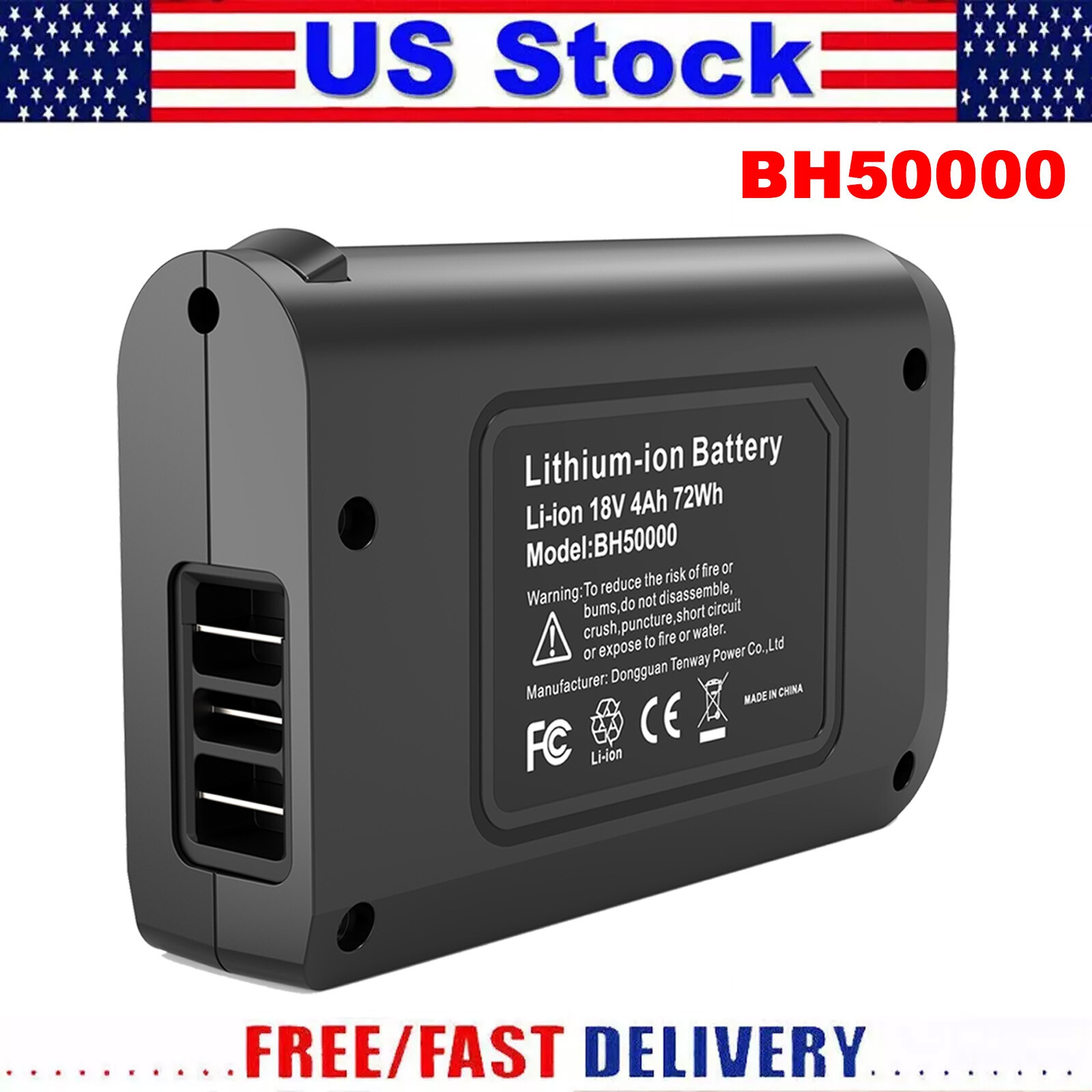 4000mAh For Hoover Linx Battery BH50000 BH50005 18V Lithium Ion For LINX Vacuum
