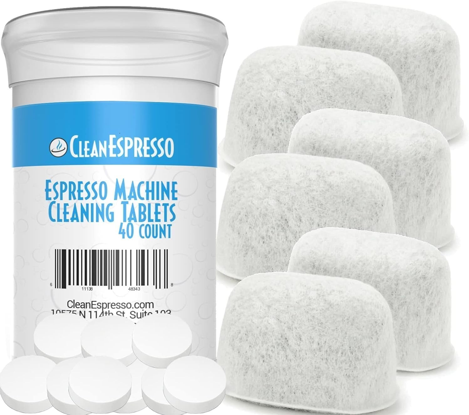 CleanEspresso – Designed For Breville Cleaning Kit – 40 Cleaning Tablets and