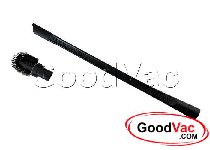 Flexible Long Reach 25″ Crevice Tool Vacuum Attachment with Detachable Brush