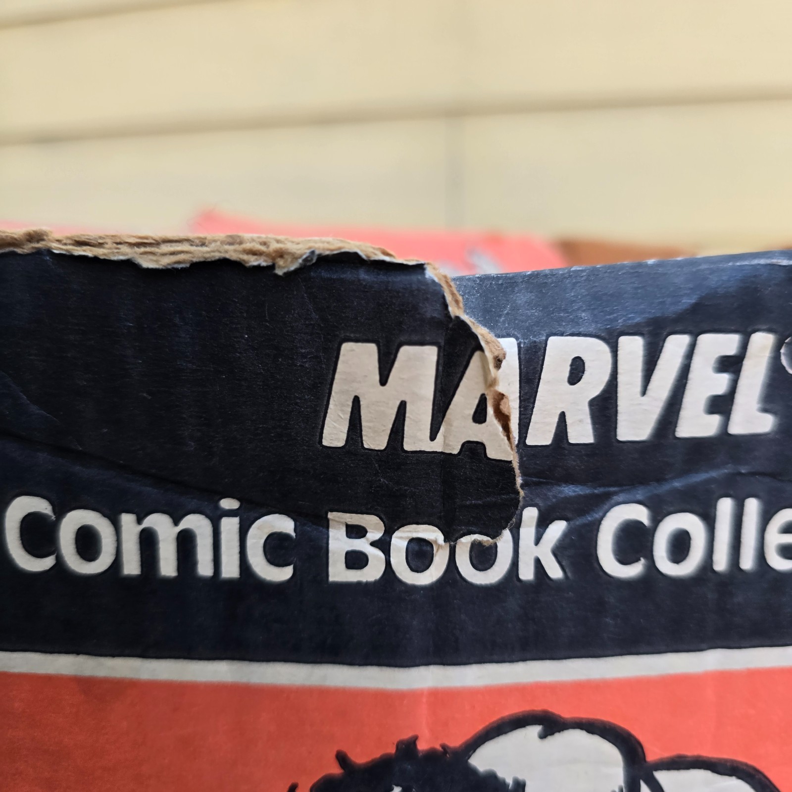 Vintage Marvel Comic Book Collection Storage Box 1989 CMC Wolverine Spiderman