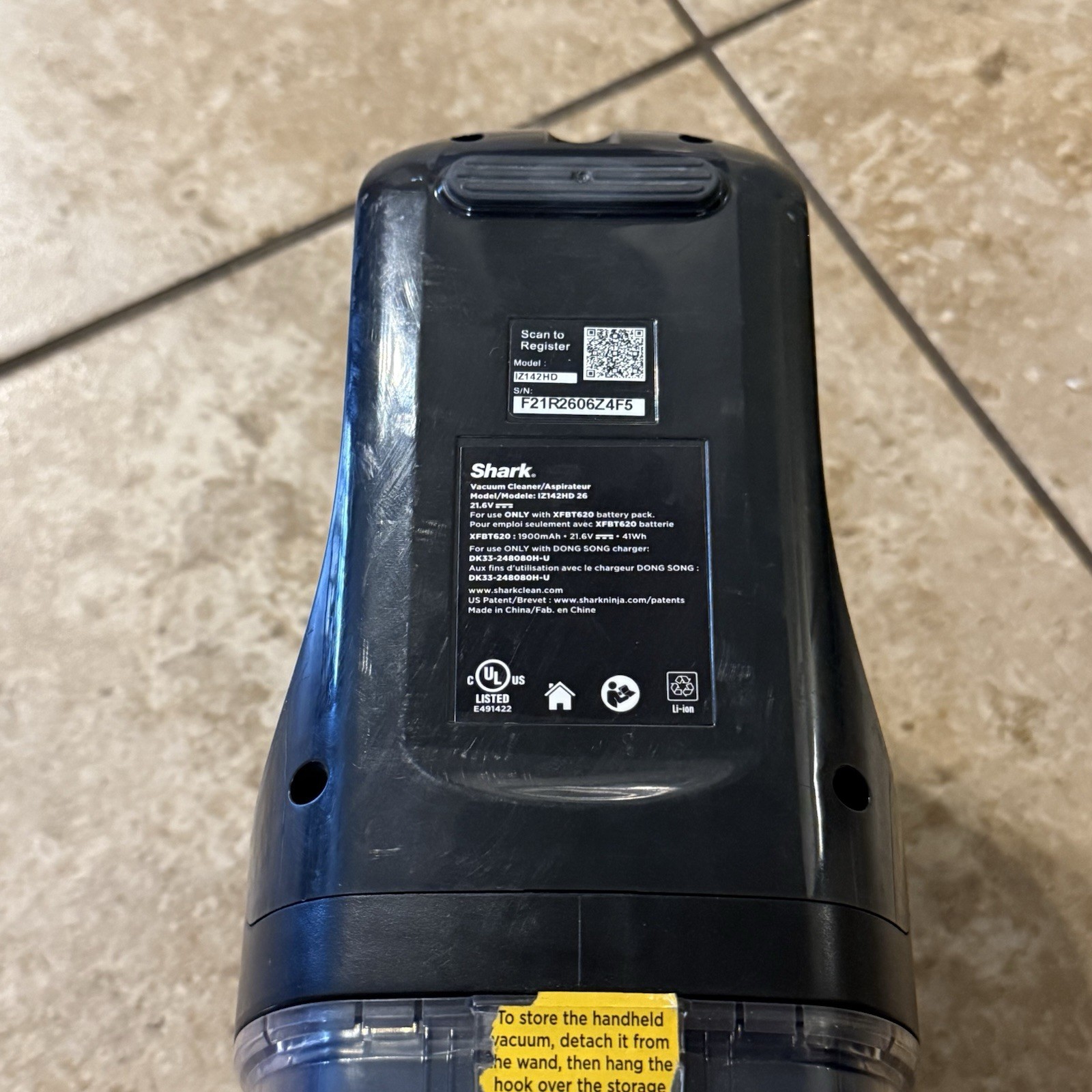 SHARK IZ142HD Vacuum Motor + Canister for Shark Pet Pro IZ142HD Vacuum ONLY!!