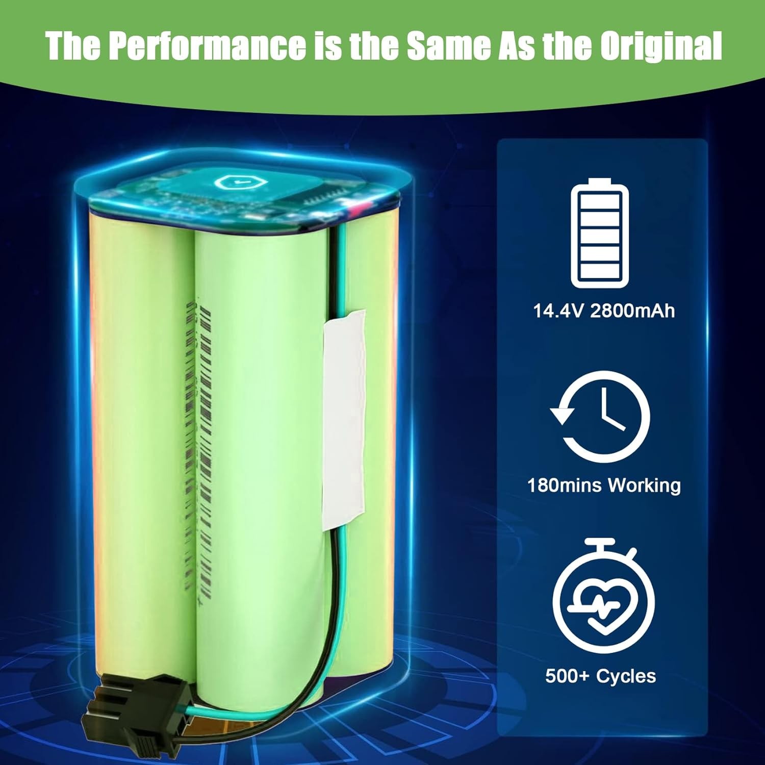 Eufy RoboVac 11S,11S Max, 12, 15T,15C,15C Max,25C,30,30C Max replacement battery