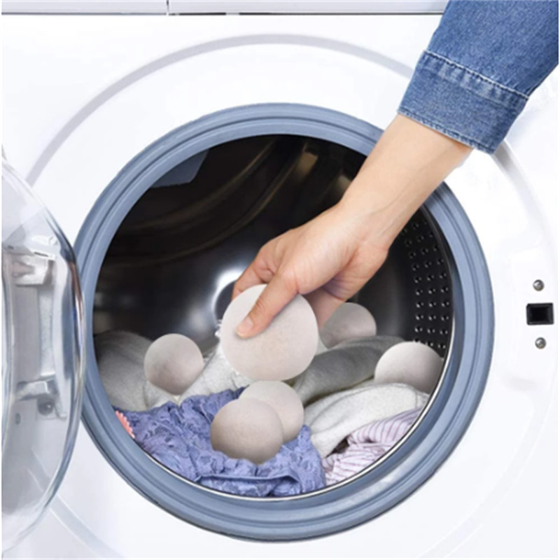7 Wool Dryer Balls 100% Organic Wool Natural Laundry Fabric Softener new USA