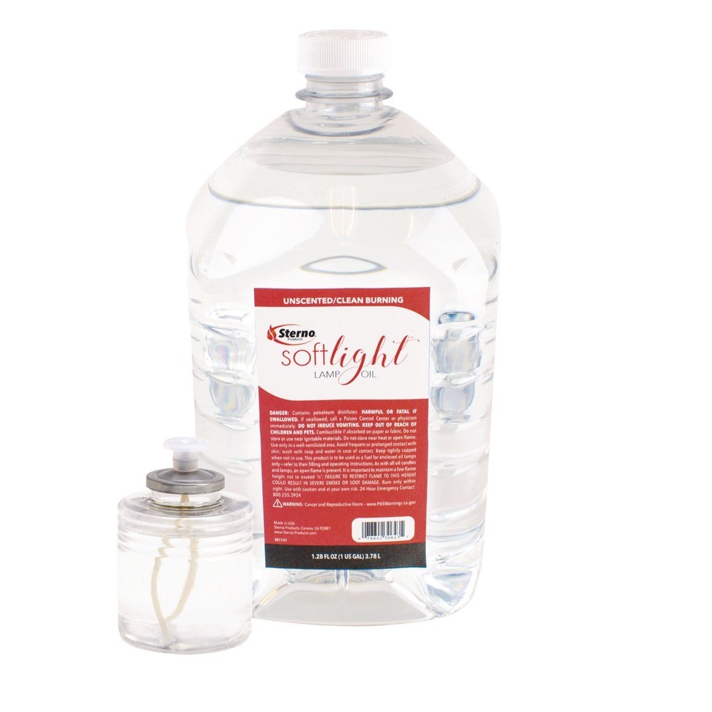 Sterno 30644 1 gal Bottle Liquid Wax Lamp Oil – Clear (4/CT) New
