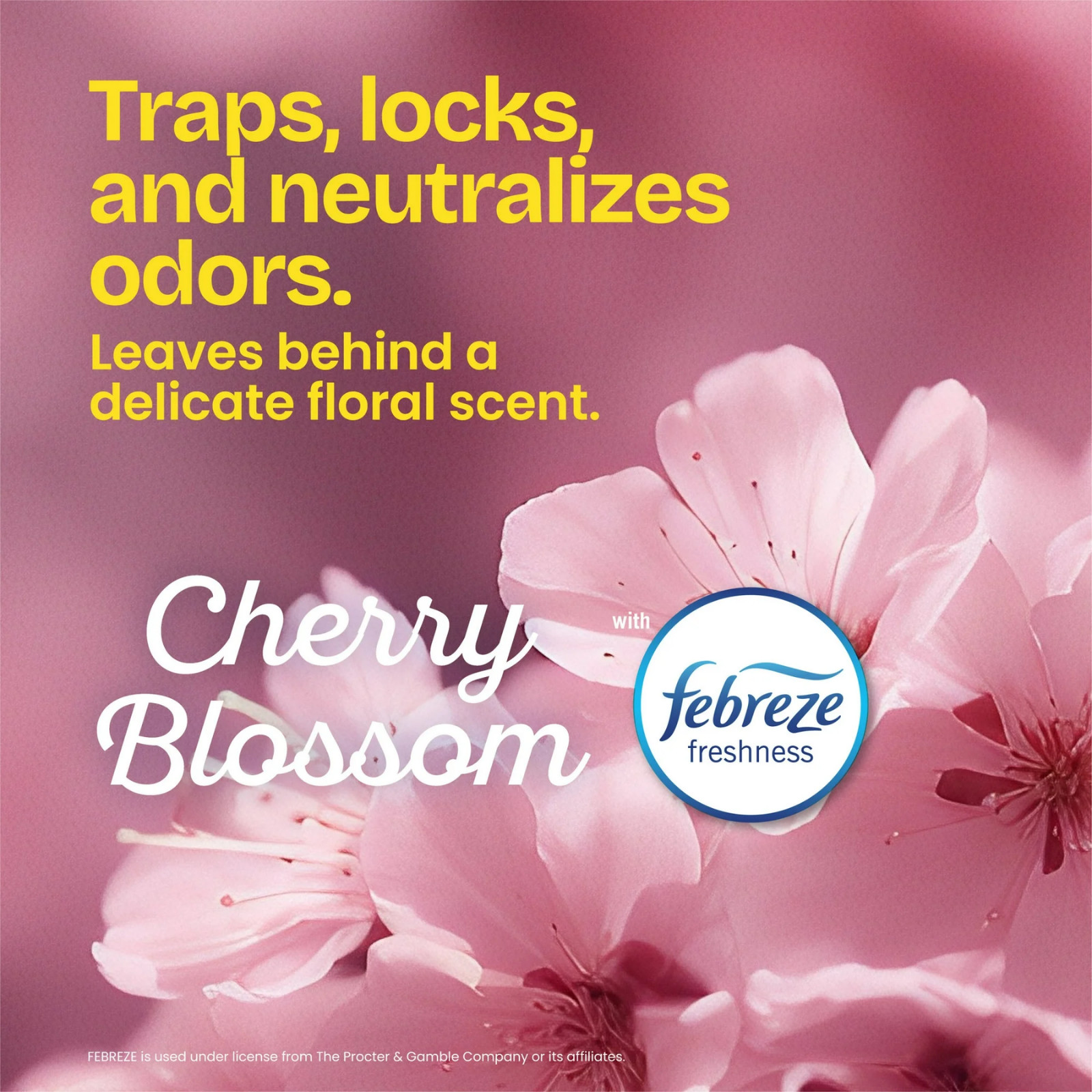Glad ForceFlex Tall Kitchen Trash Bags 13 Gal – 90ct – Cherry Blossom Febreze