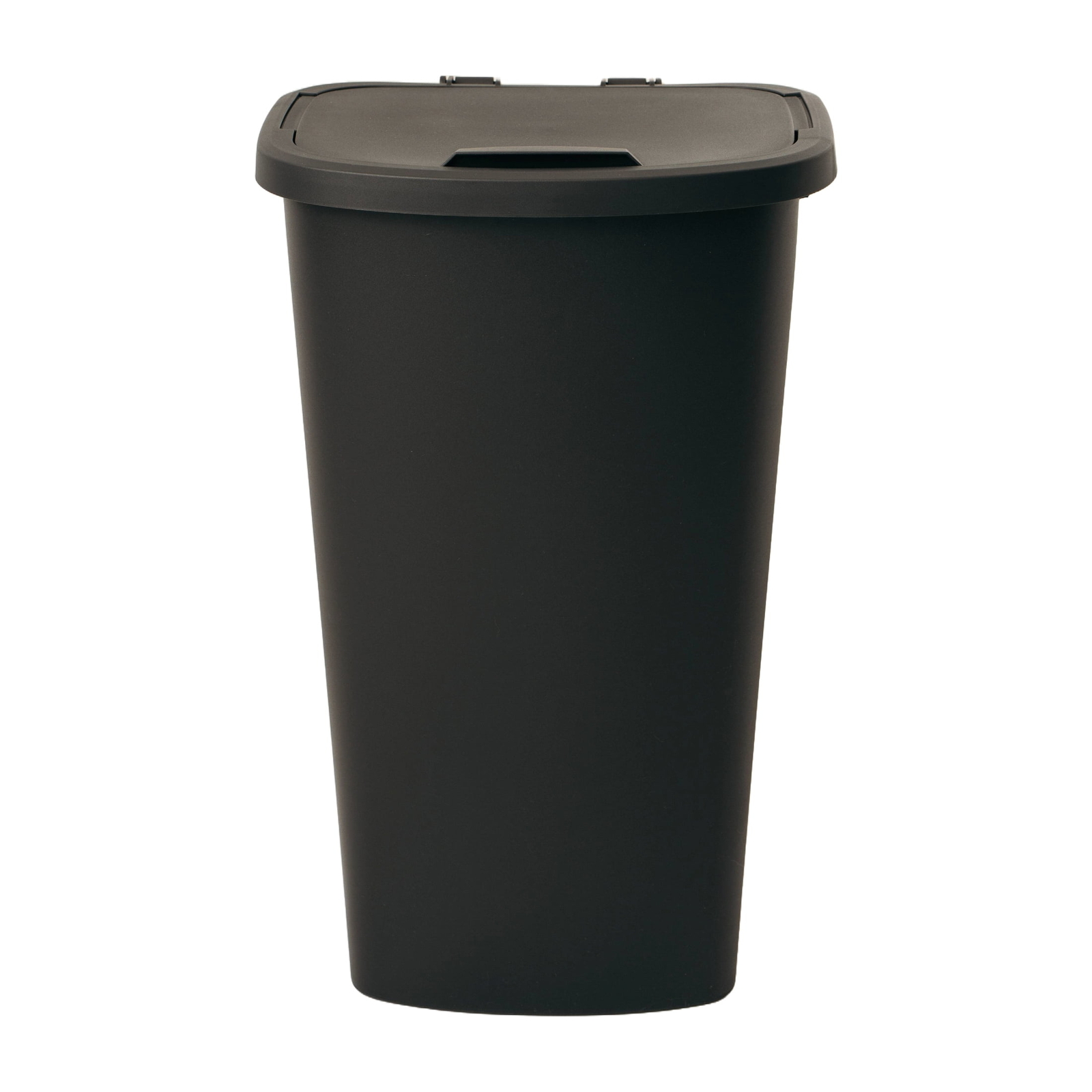 Black,11 Gallon Trash Can, Plastic Lift Top Kitchen Trash Can,