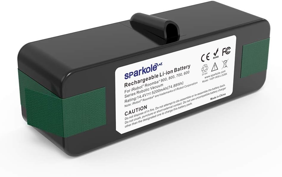5200mAh Lithium Ion Replacement Battery for iRobot Roomba 960 980 981 970 965