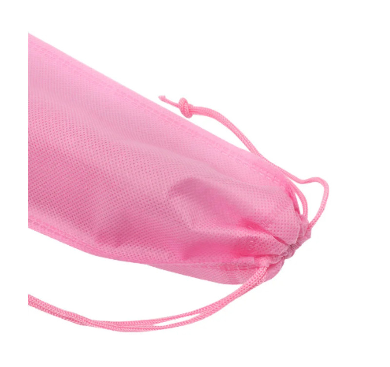 Lot of 2 Adult Game Toy Storage Bag Microfiber Drawstring Bag Adjustable Pink