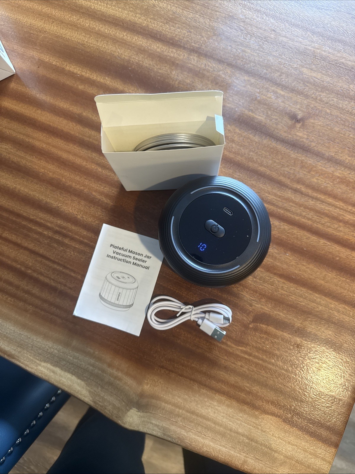 Plateful Electric Mason Jar Vacuum Sealer Kit Lids Included