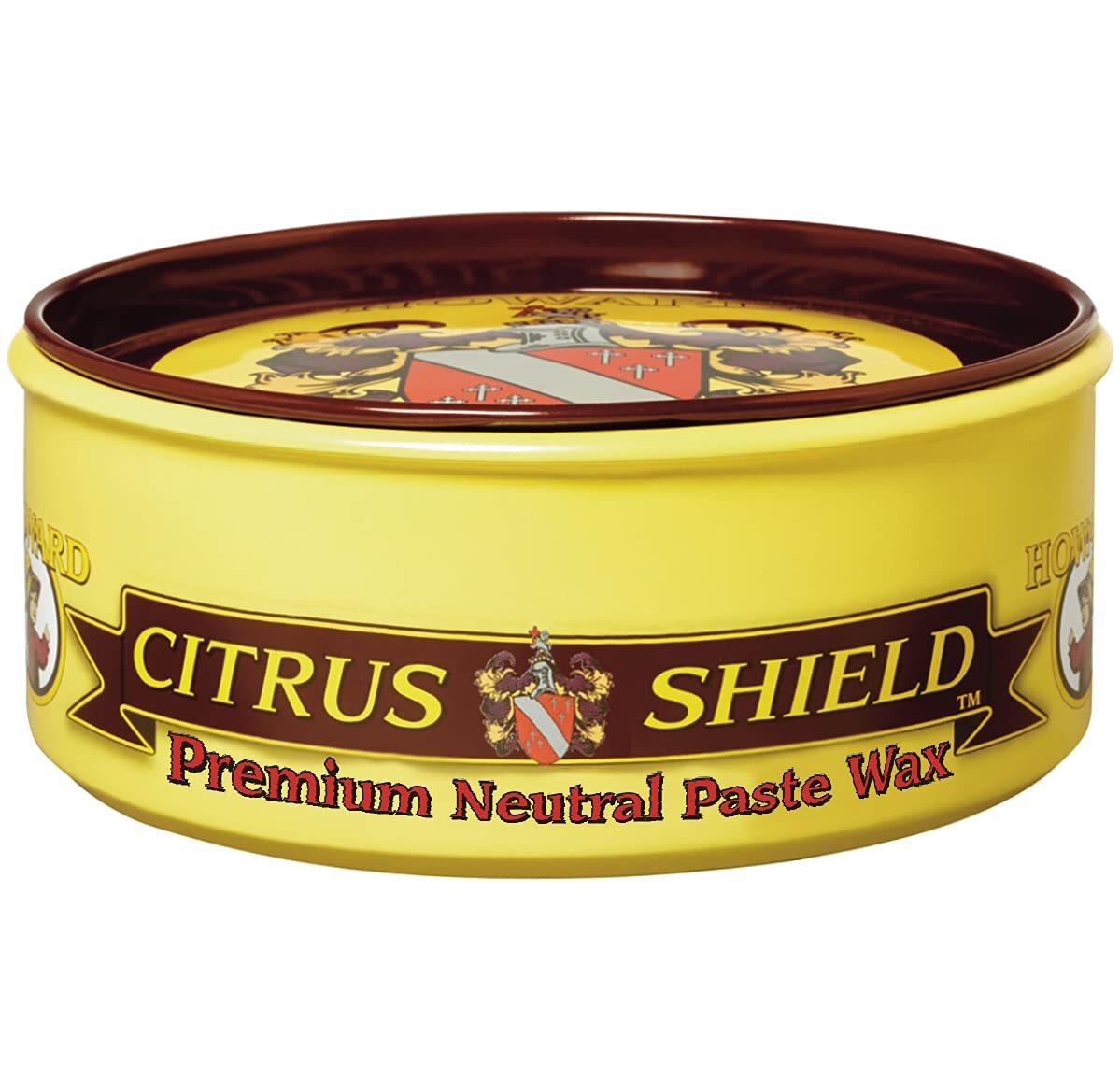 Howard Premium Paste Wax 11 Ounce Citrus Shield Carnauba Furniture Floor Wax