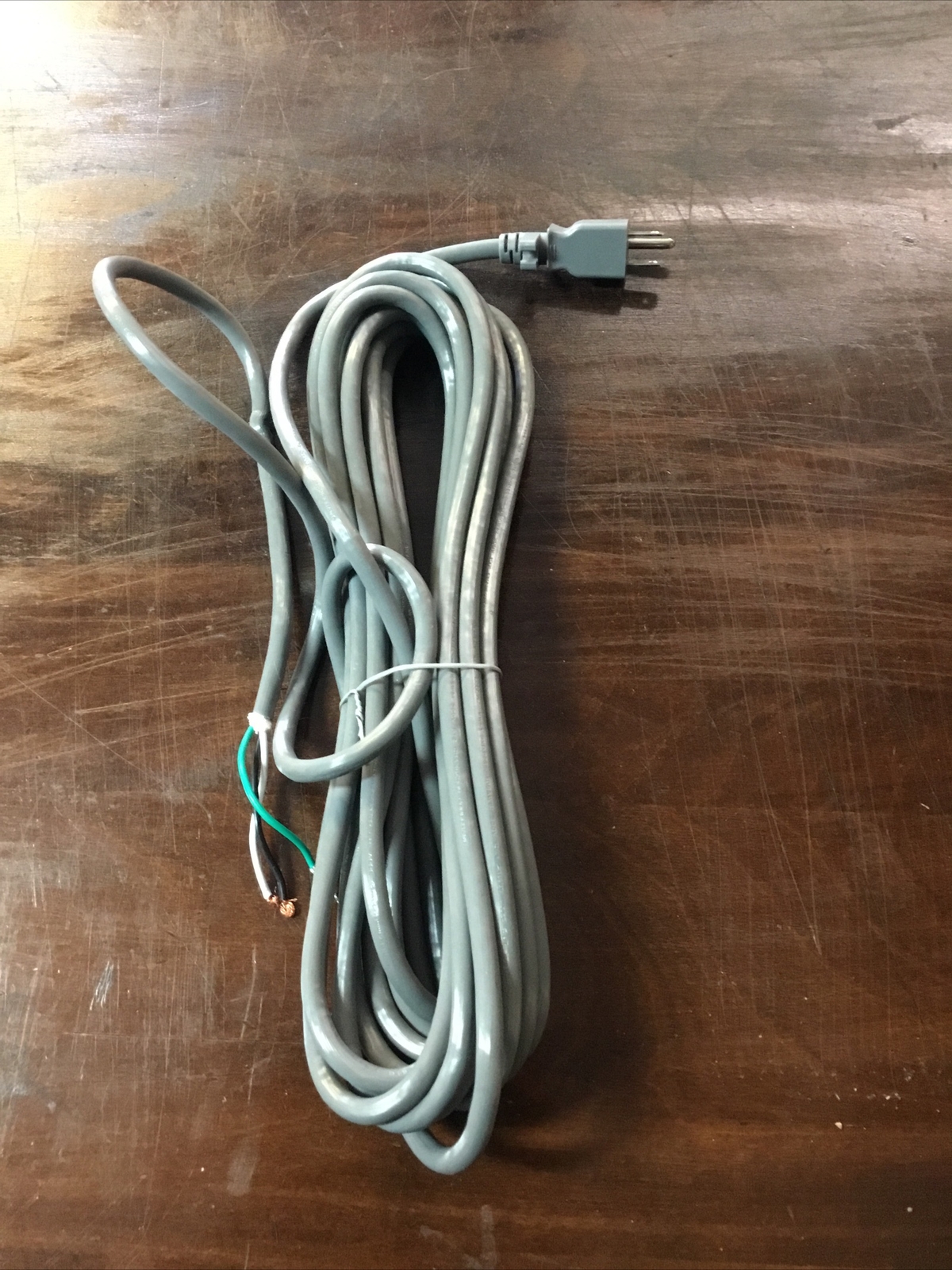 Fit All 3 Pronged Gray Commercial 30” Cord. CORD-1