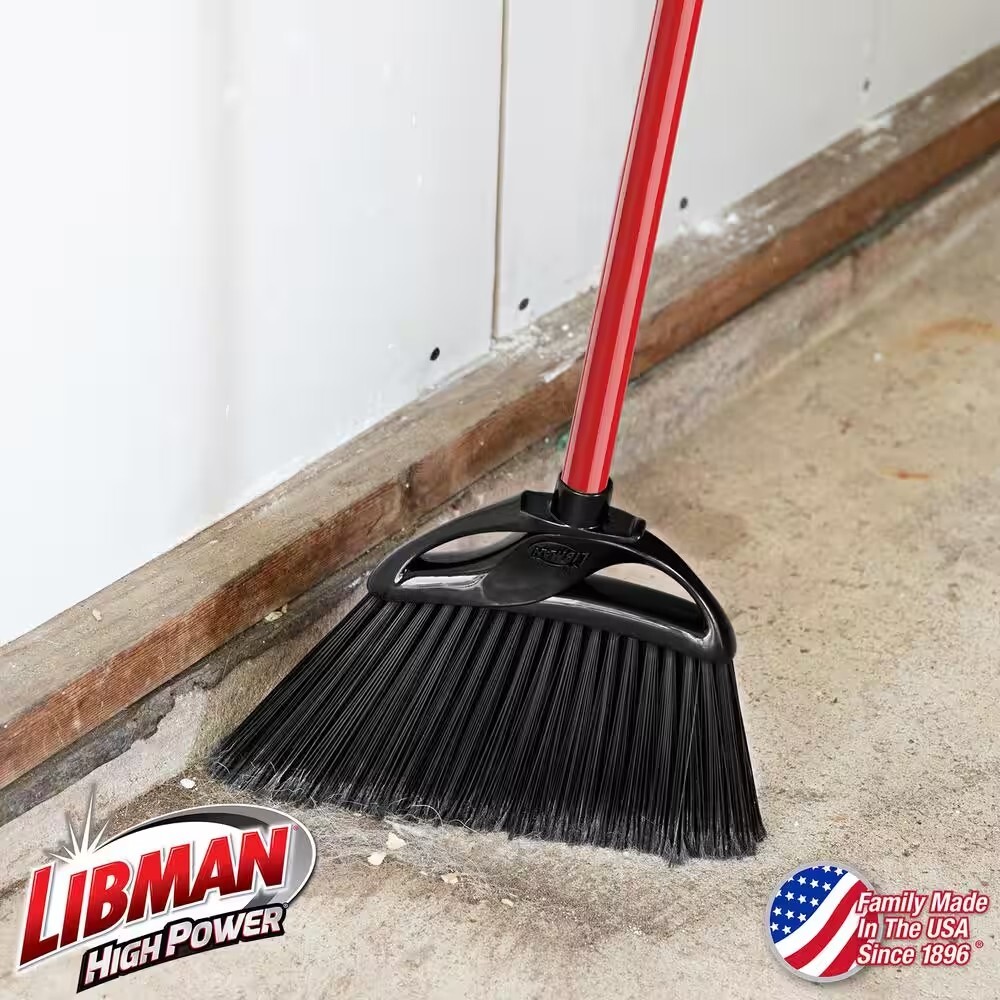 11 in. Indoor/Outdoor Angle Broom – Versatile Cleaning Tool