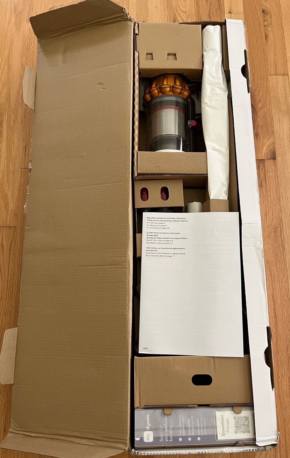 Dyson V15 Detect Total Clean Extra Cordless Vacuum Cleaner w/$100 In Tools New!
