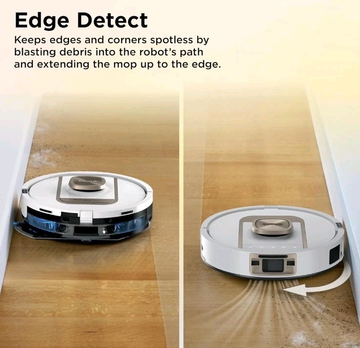 Shark Robot Vacuum & Mop Combo, PowerDetect ThermaCharged NeverTouch Pro