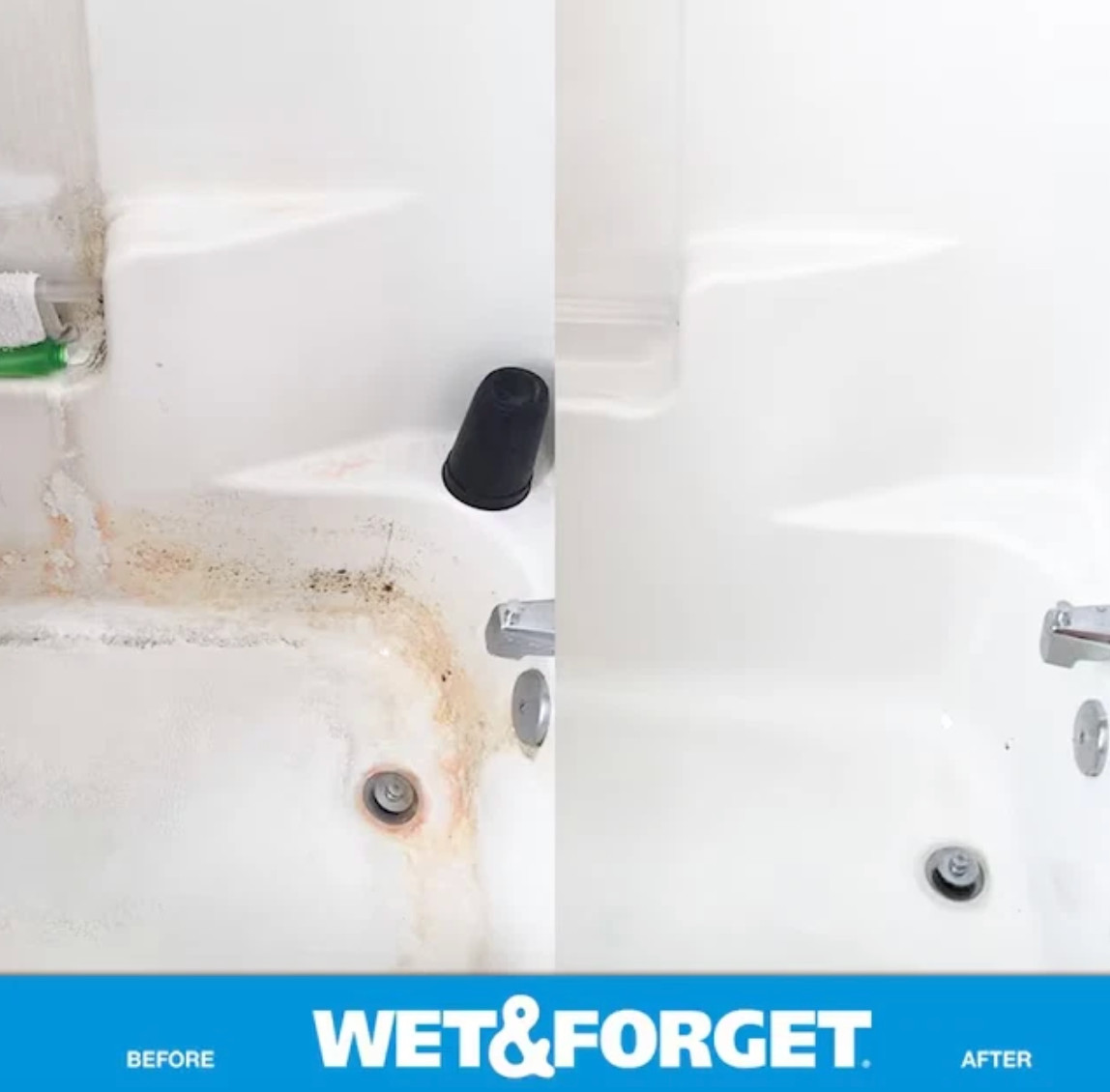Wet & Forget Shower Cleaner Spray Multi-Surface Weekly Application Requires No S