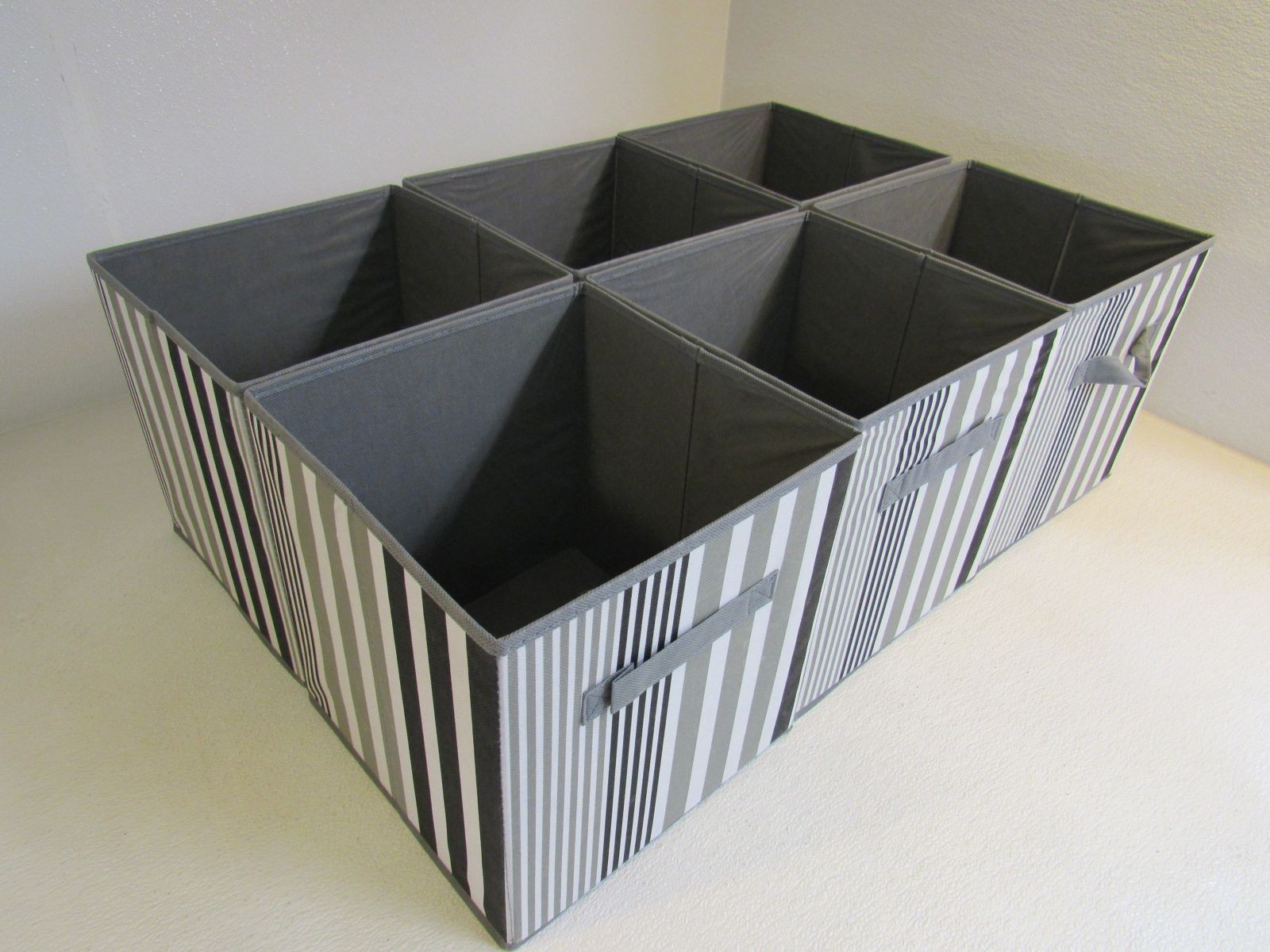 Sorbus Collapsible Storage Cubes Lot of 6 Multicolored 11-in x 10.5-in x 10.5-in