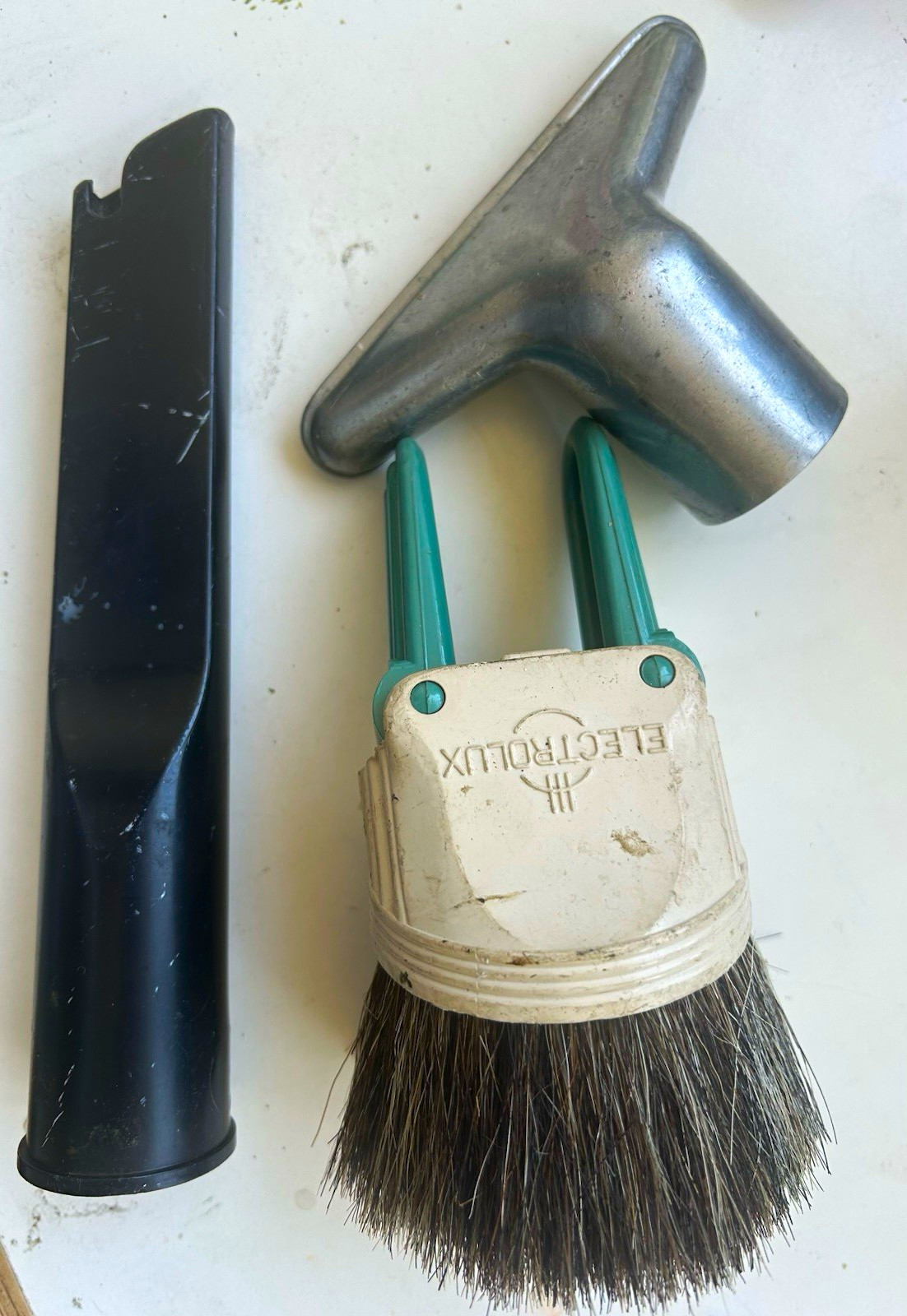 Electrolux 3-Piece Vacuum Attachment Set Crevice Tool, Dusting Brush, Nozzle