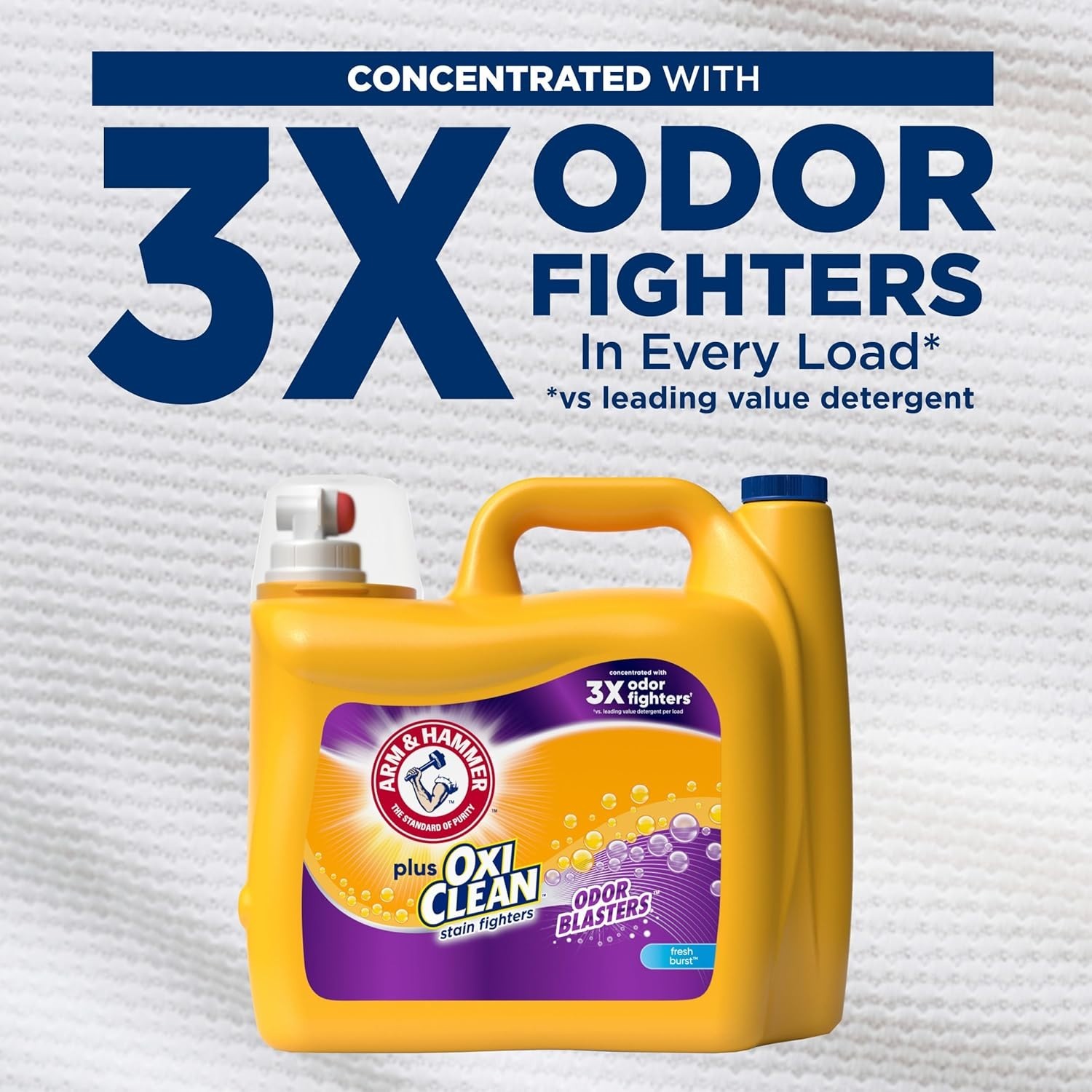High Efficiency Liquid Detergent with Triple Action for Stain and Odor Control