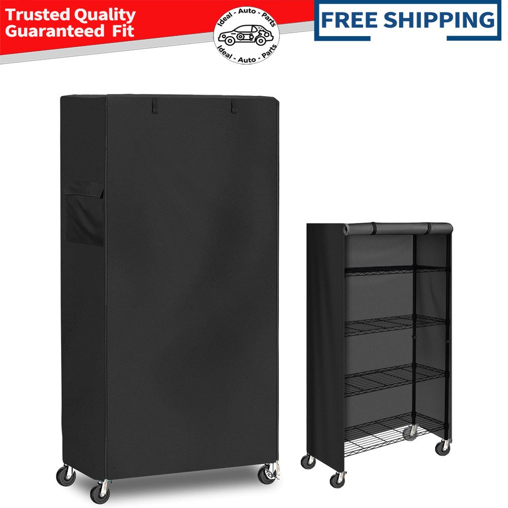 600D Oxford Cloth Thick Storage Shelf Cover (48″W x 24″D x 72″H)