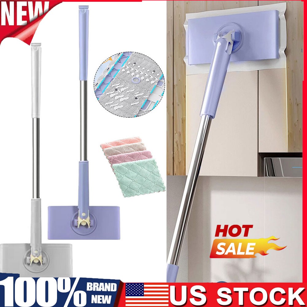 Automatic Cloth Changing Mop Mini Hands-Free Mop Compatible Face Towel Home