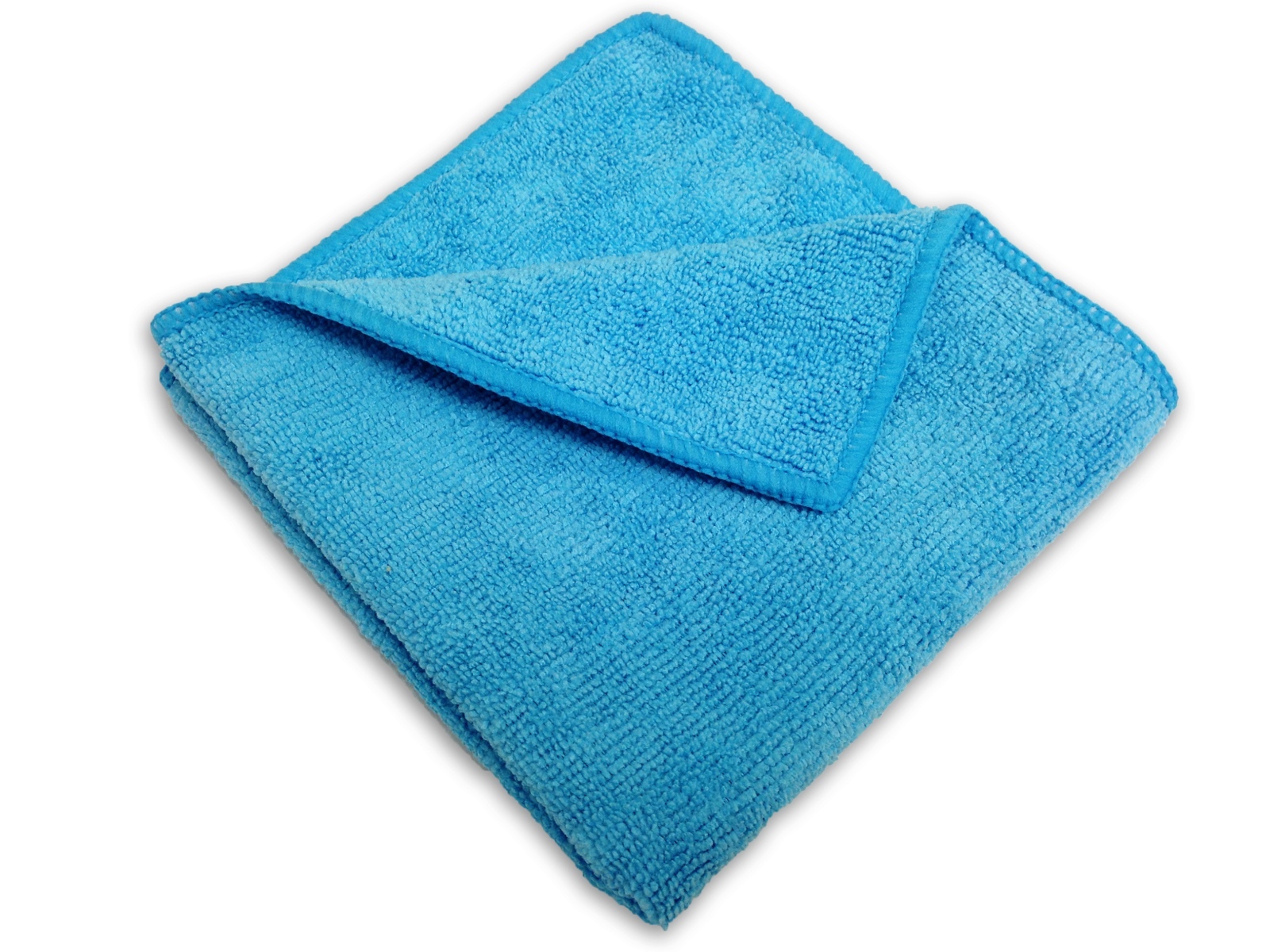 240 Case 16″x16″ Economy Grade Microfiber Cleaning Cloths Auto 220GSM Light Blue