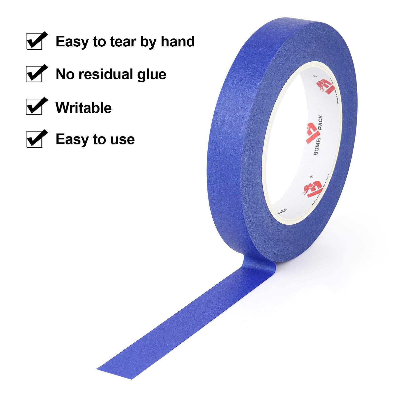 Painters Tape 0.75 Inch Bulk – Paint Tape 10 Rolls x 0.75 Inch x 55 Yards – P…