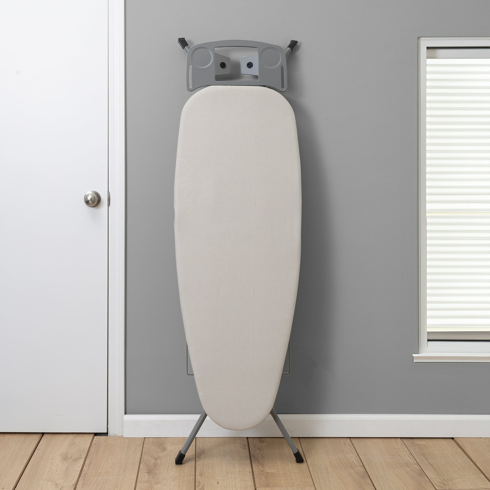 Wide‑Top Ironing Board – 47″ x 38″, Adjustable Height, Steel Frame