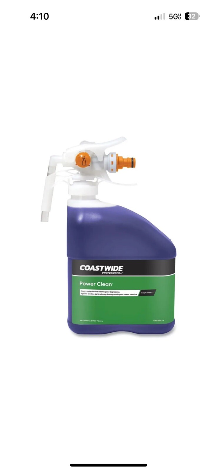 Coastwide Professional Power Clean Heavy Duty Degreaser CW0735EC-A 2 Pack 6L