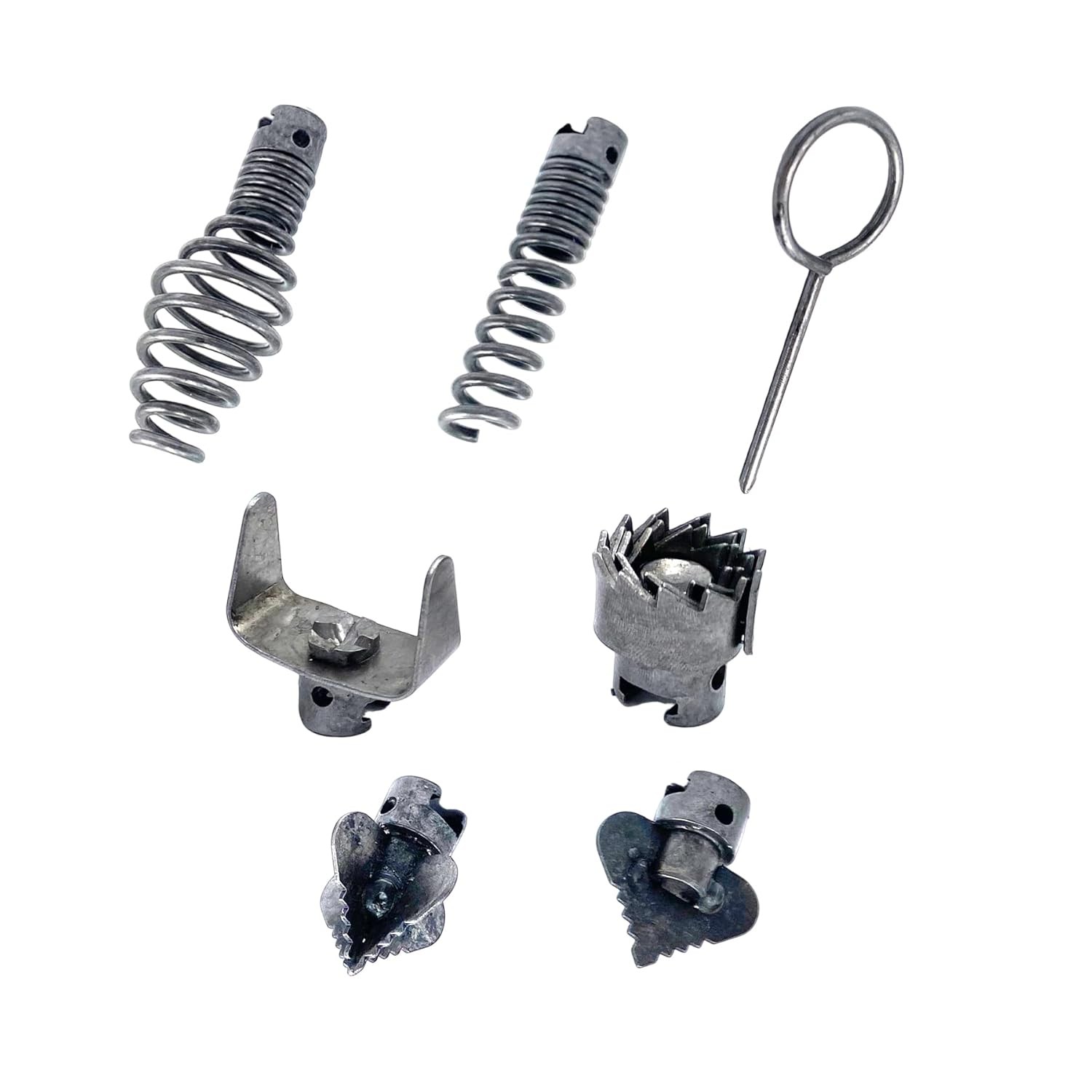 Drainage Cleaning Cutter Head Set 7Pcs 16mm Manganese Steel Sewer Tool Kit