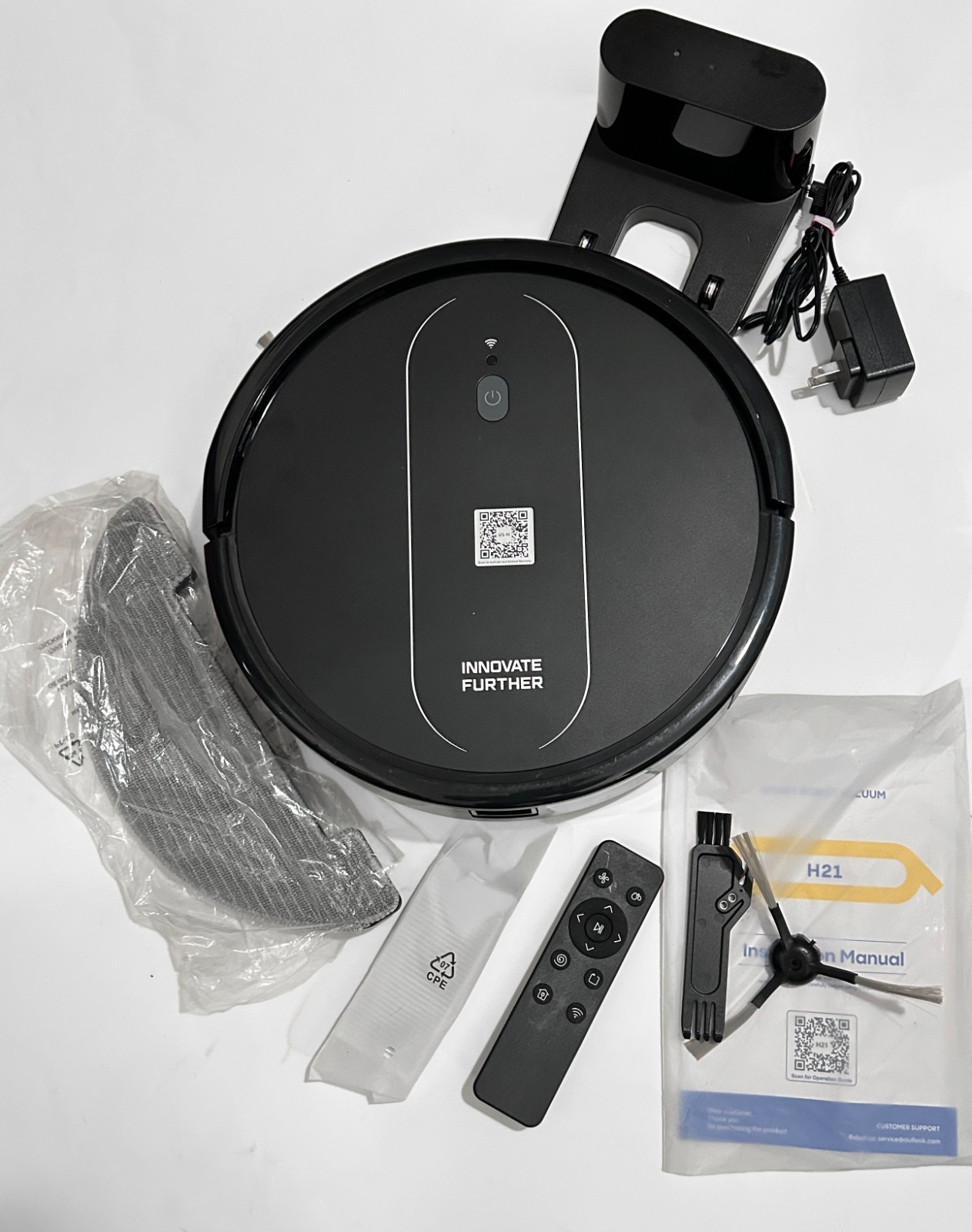 H21 Robot Vacuum Cleaner 3000Pa Strong Suction Smart APP Control Robotic Vacuum