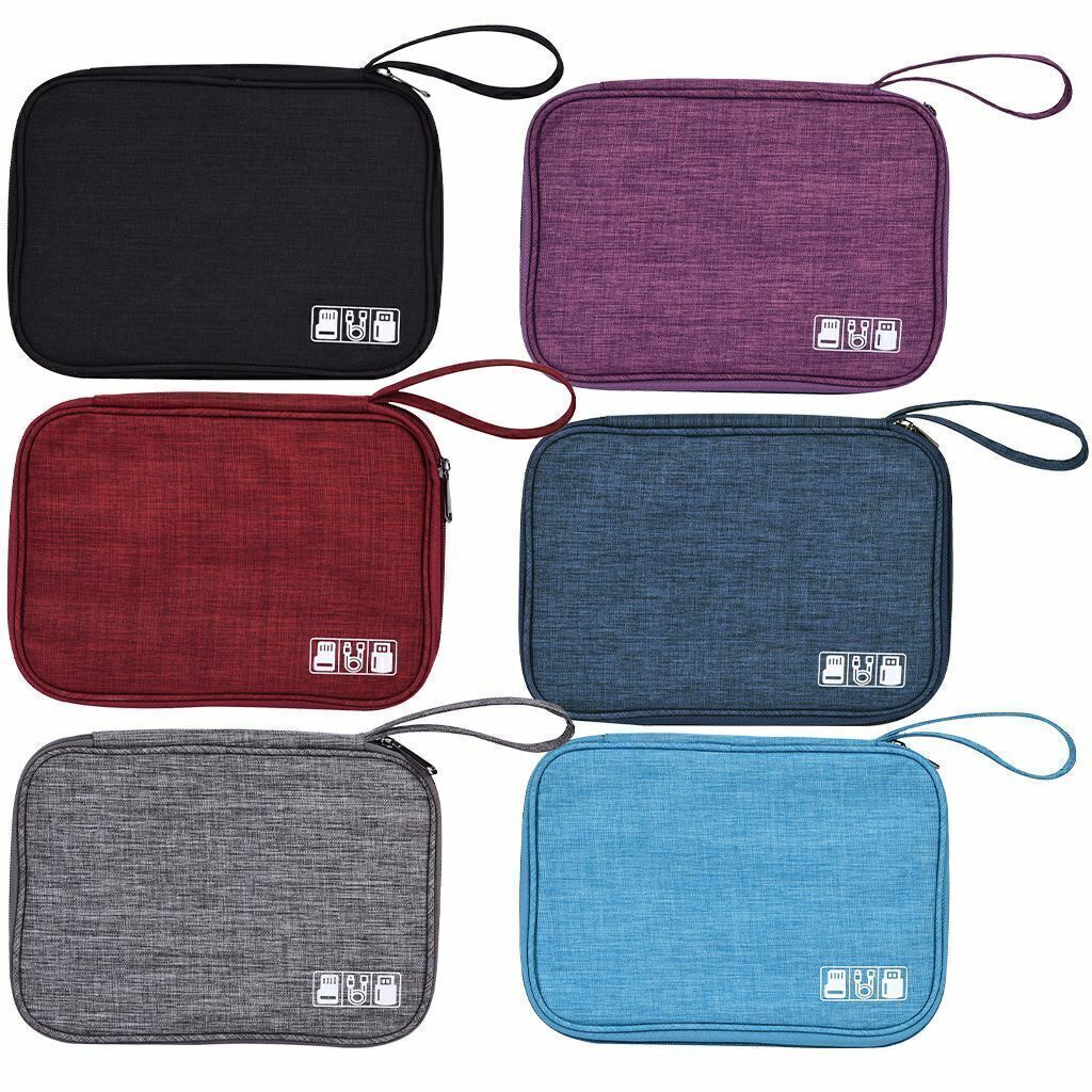 Travel Cable Bag Organizer Charger Storage Electronics USB Case Cord Accessories