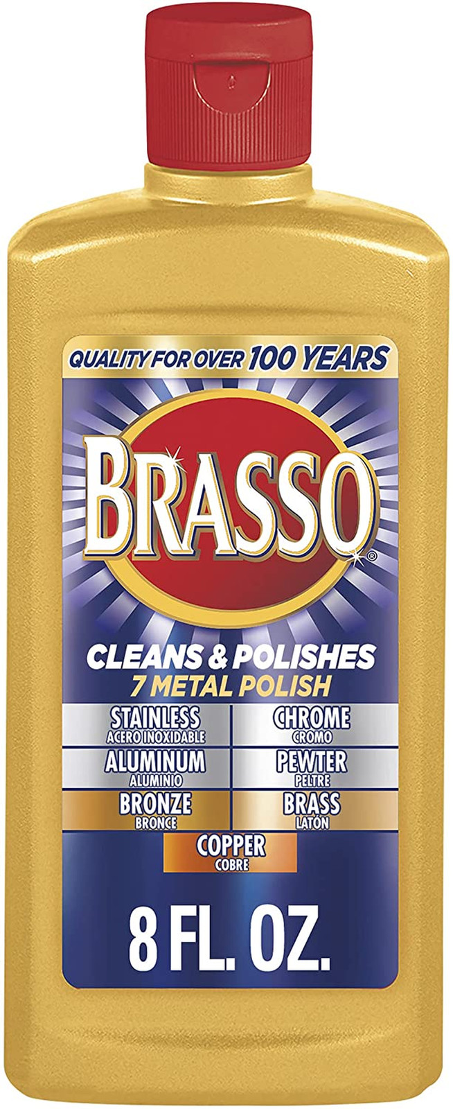 Multi-Purpose Metal Polish, 8 Oz