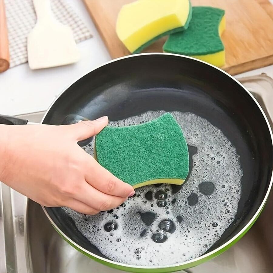12pcs Cleaning Sponges Dish Scrubber Soft Heavy Duty Kitchen Sponges