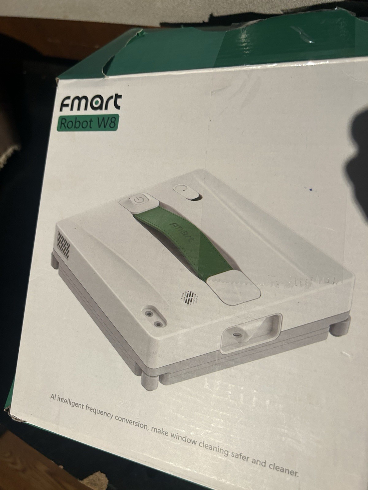 Fmart W8 Mini Window Cleaning Robot – 8000Pa Suction, Smart Path, App Control