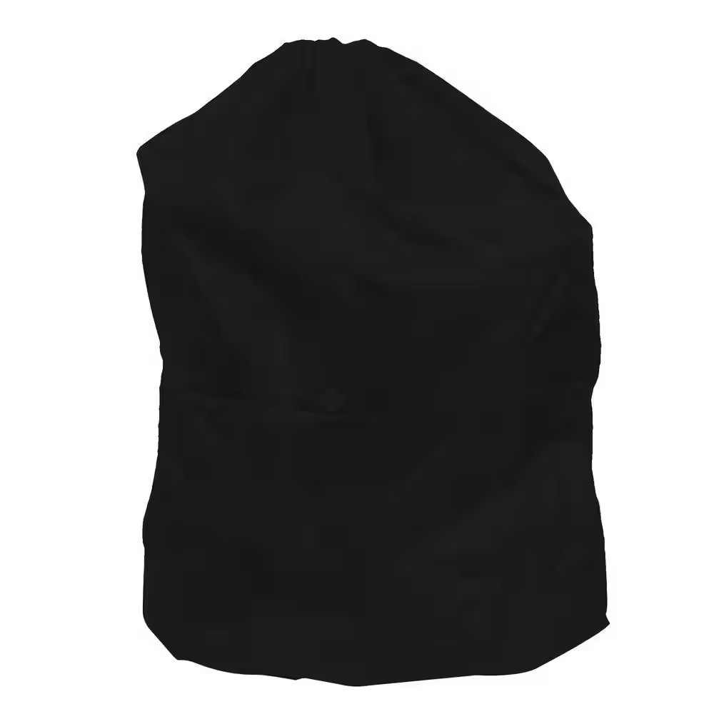 Jumbo Laundry Bag Nylon Heavy Duty Washable Drawstring Black Travel Hamper