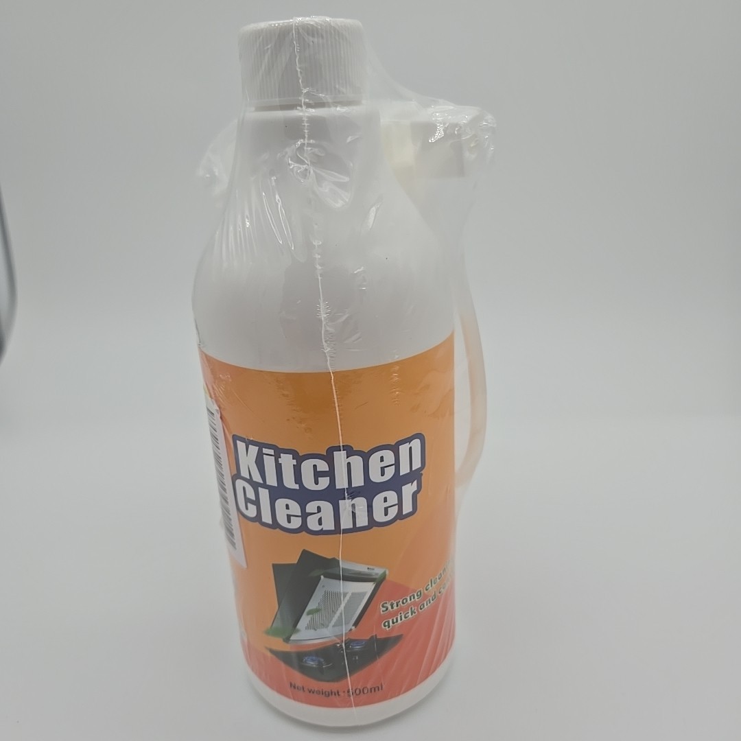 500ML Kitchen Foam Cleaner, Multipurpose Grease Cleaner Spray for Pots, Pans, Su