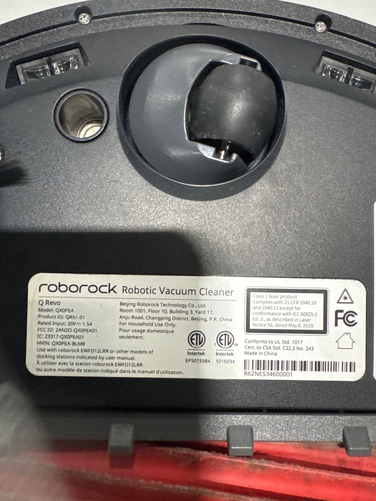 ROBOROCK Q REVO ROBOT VACUUM AND MOP – BLACK
