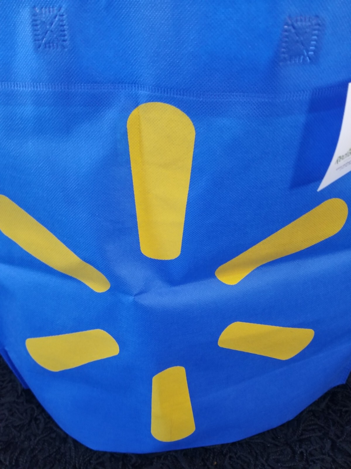 10 BRAND NEW Heavy Duty Reusable Walmart Shopping Bags Wal-Mart Logo LOWEST $$$$