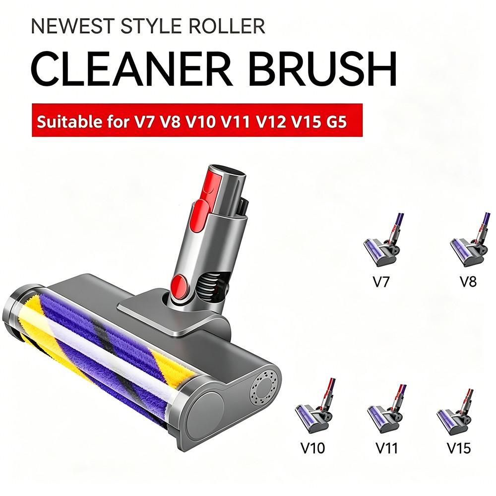 Upgraded Green Light LED light Soft Brush Head For Dyson V7 V8 V10 V11 V15