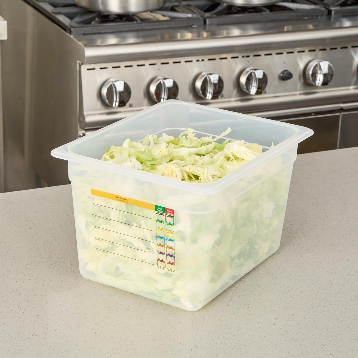 Food Stora Container 1 Pa of 12.7 x 10.3 x 7.8 Inches