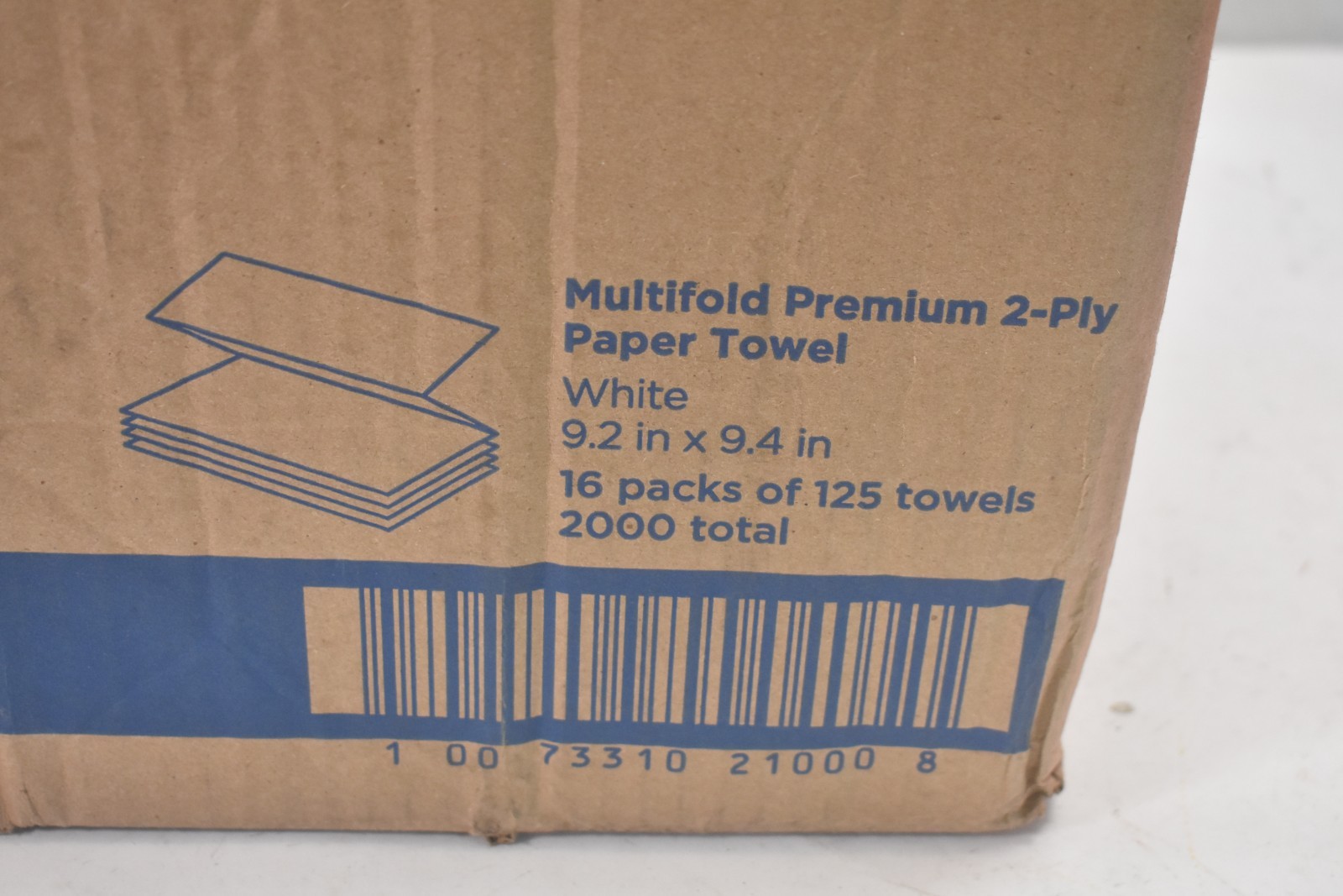 Georgia Pacific Blue Select Multifold Paper Towels 2000 Total 9.2″ x 9.4″ White