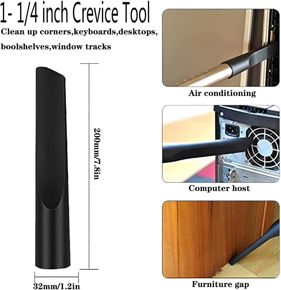 Comprehensive 1-1/4 Inch Vacuum Attachment Set – Clean Every Corner Effortlessly