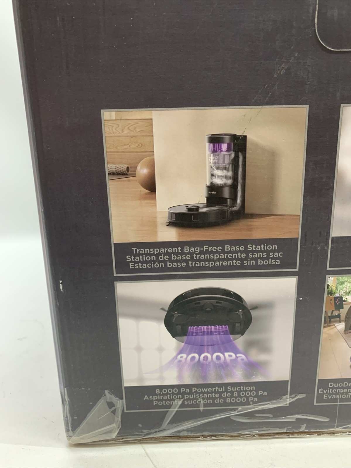 Eureka E20 Plus Robot Vacuum Cleaner Anti Hair-Tangling Brush 8000 Pa Suction